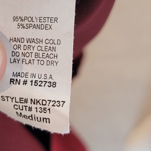 NEWBURY KUSTON Red Velvet Dress - Picture 8 of 8